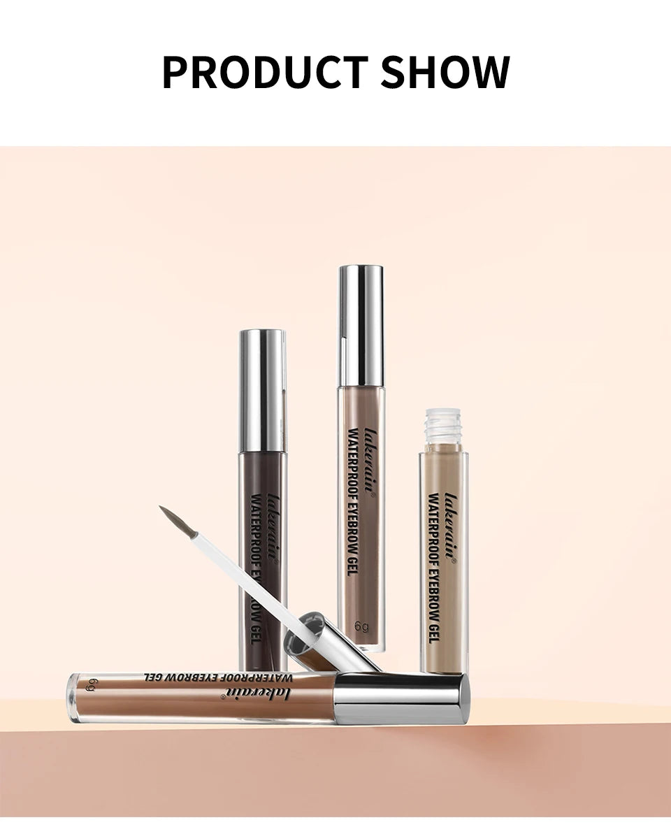 Daily Makeup Routine Waterproof Eyebrow Gel Set for Natural Long-Lasting Wear
