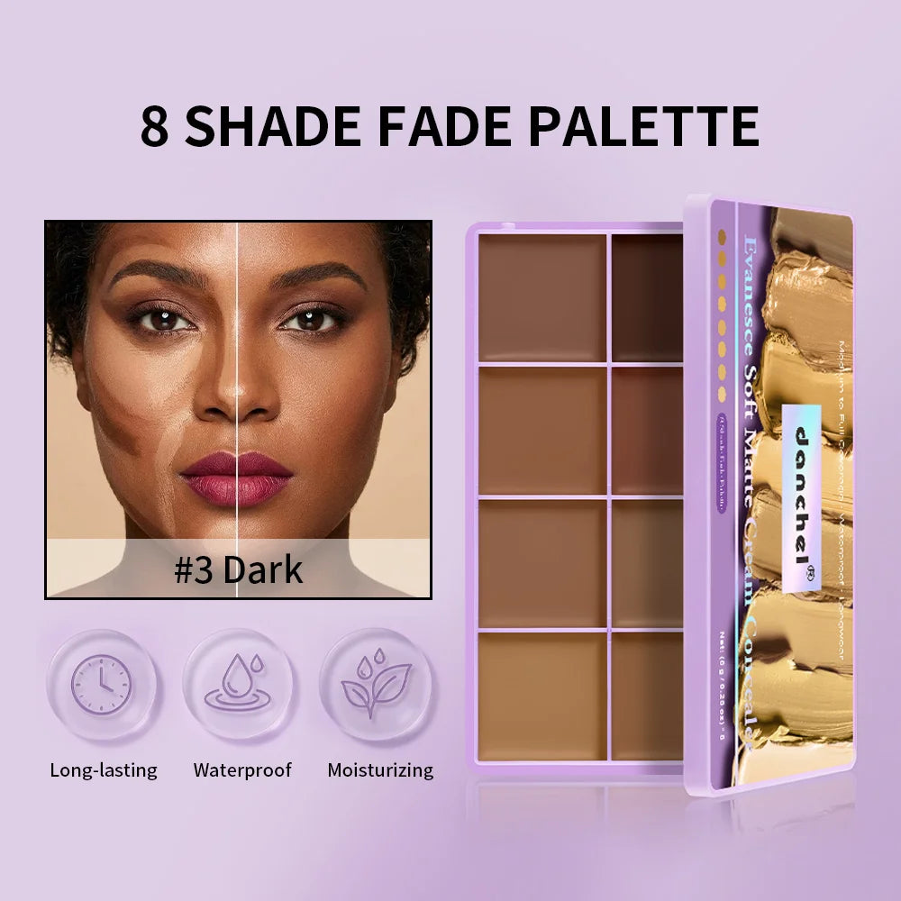 Daily Makeup Routine Cream Concealer Palette for Flawless Coverage
