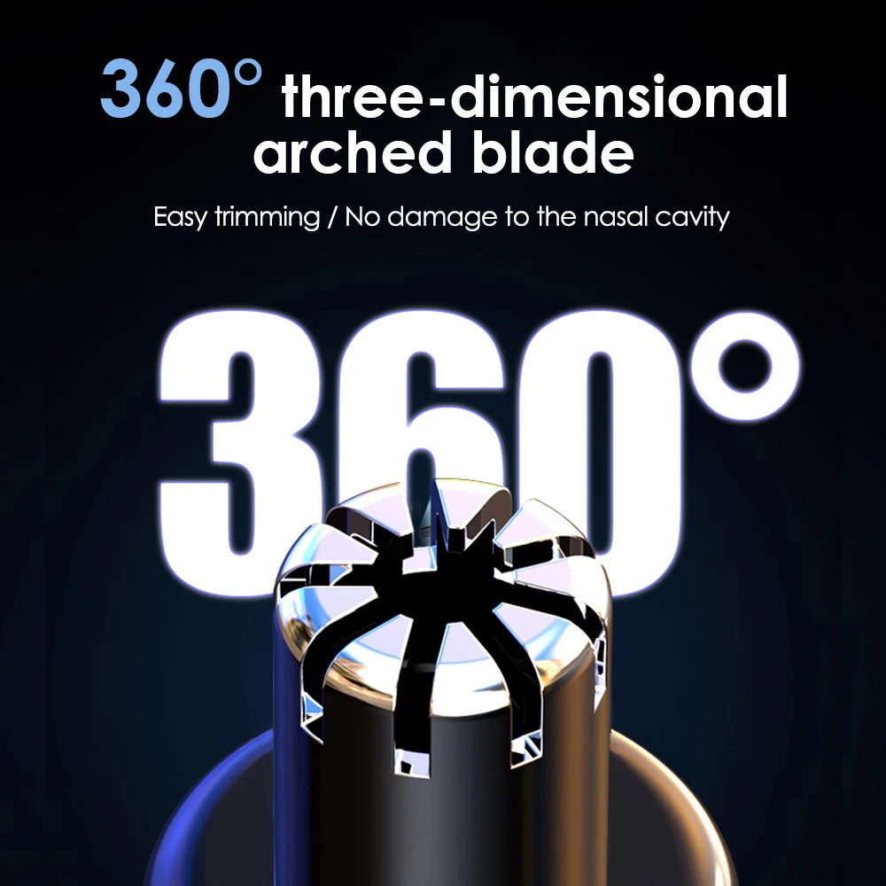 Daily Grooming Electric Nose Hair Trimmer for Painless Personal Care