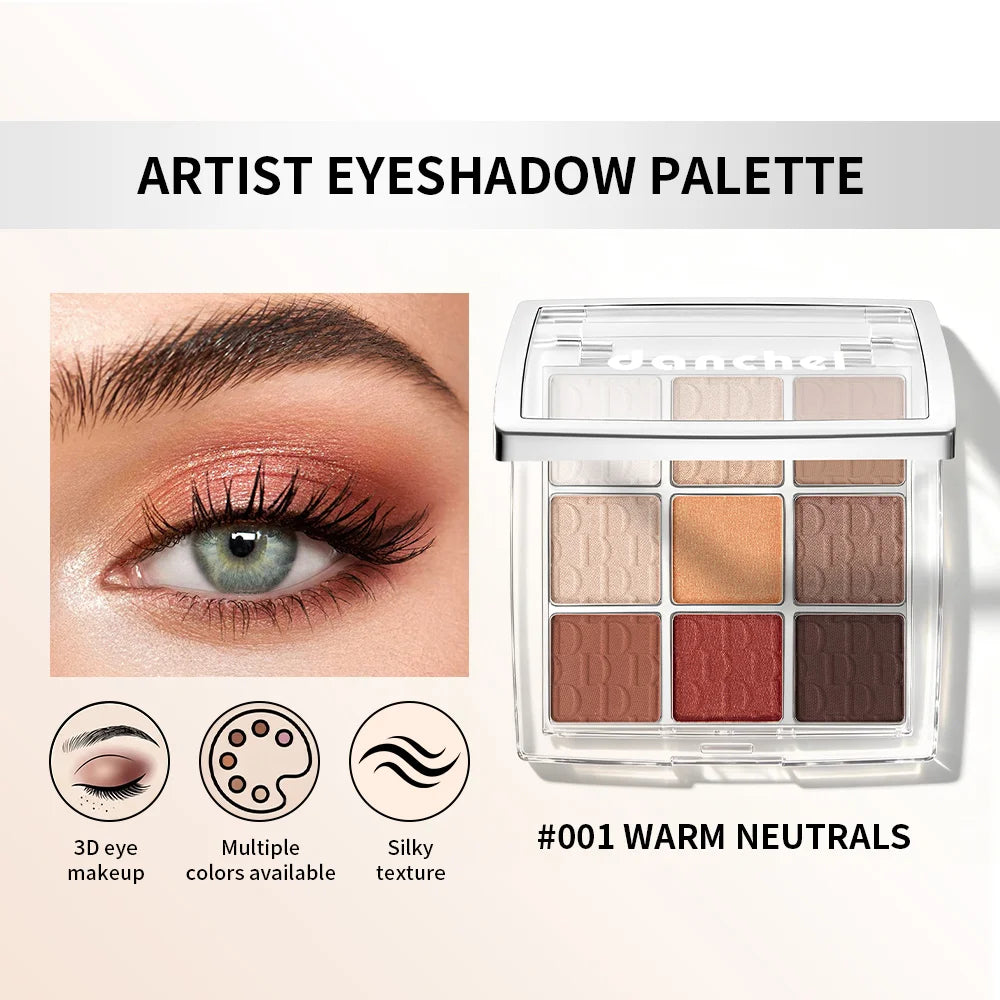 Daily Makeup Eyeshadow Palette with Long Lasting Coordinated Shades - 3