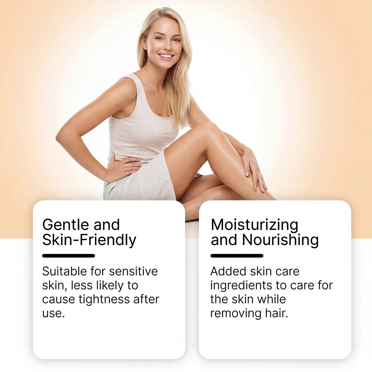 Smooth Skin Hair Removal Cream Painless Formula