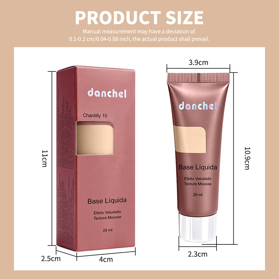 Daily Makeup Routine Liquid Foundation Long Lasting Velvet Matte Finish - 16