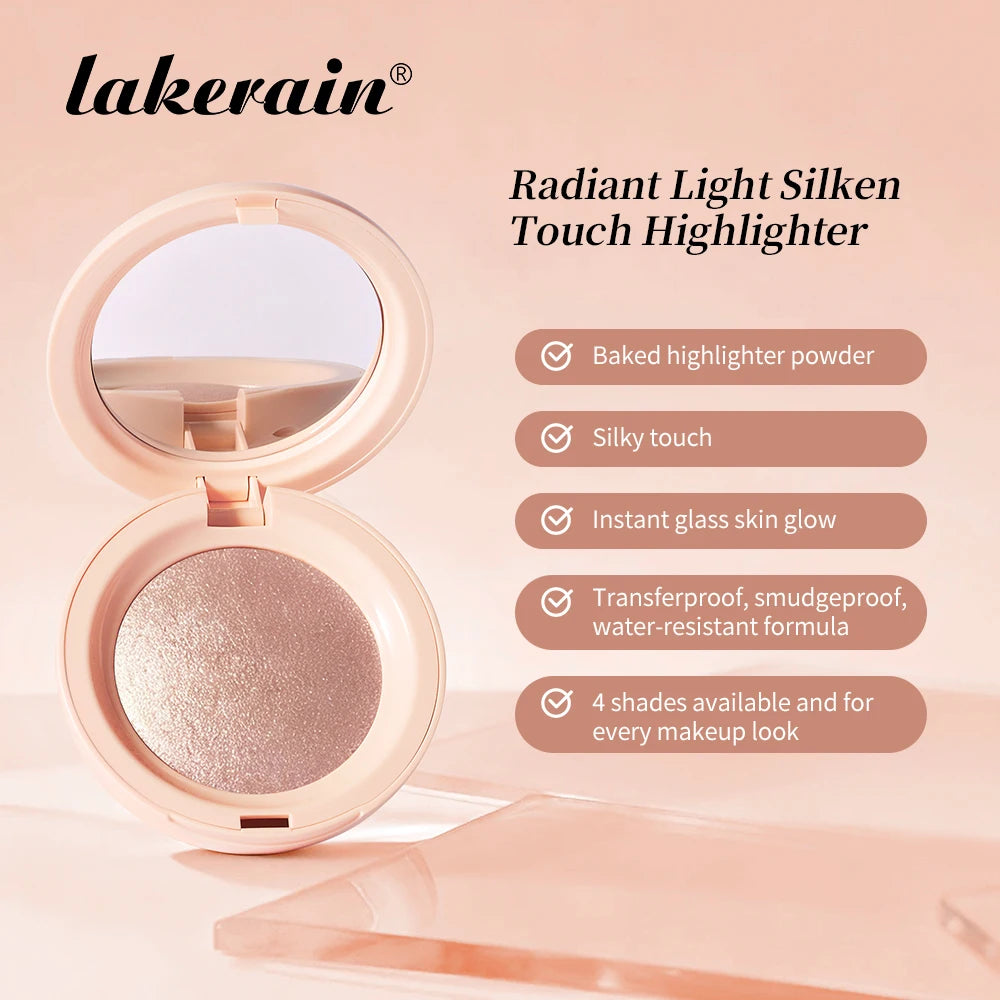 Daily Makeup Highlighter Powder for Natural Luminous Glow and Brightening