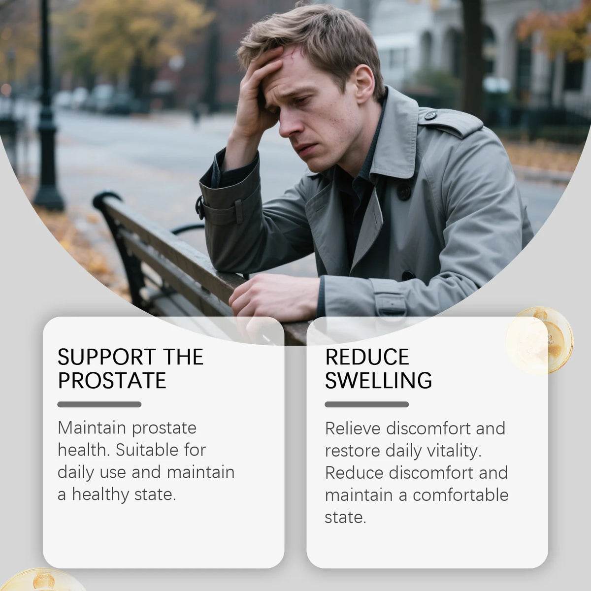 Daily Men Care Nasal Sniffing Stick Gentle Comfort and Body Nutrition