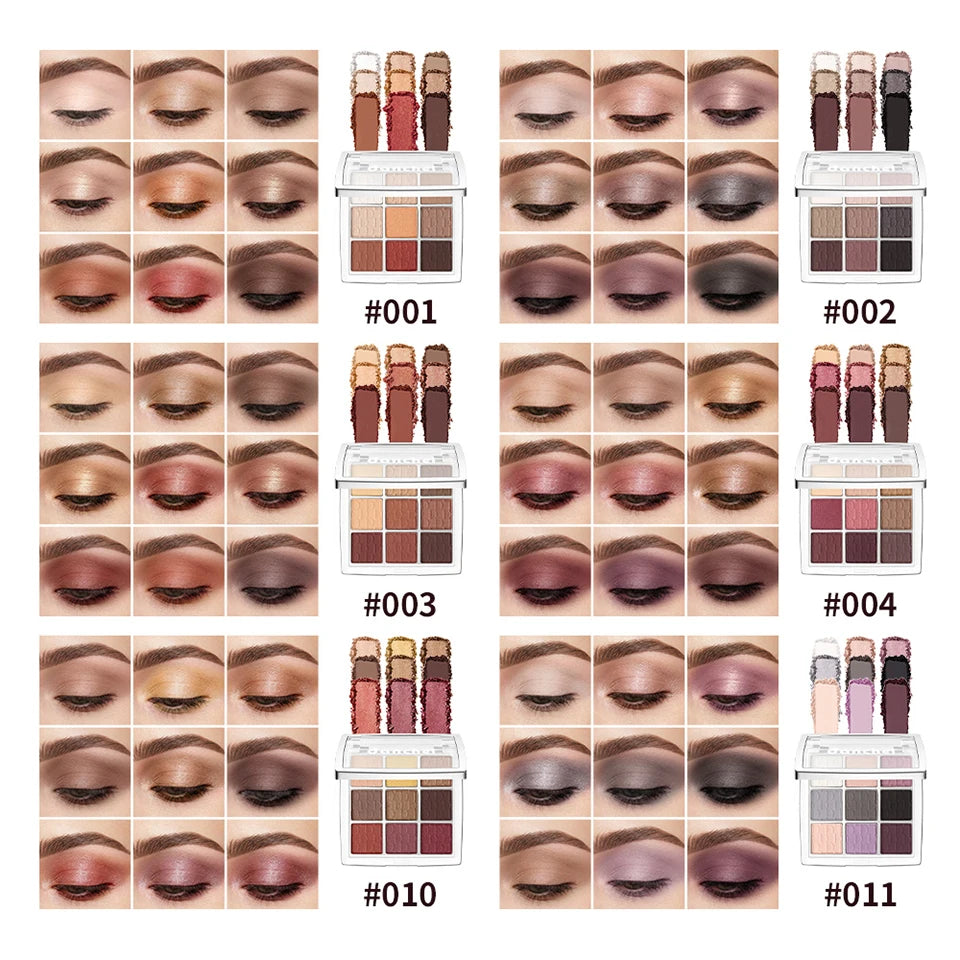 Daily Makeup Eyeshadow Palette with Long Lasting Coordinated Shades