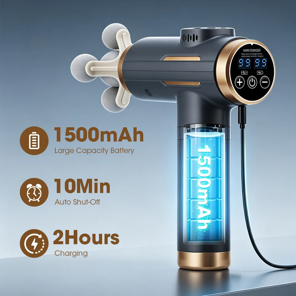 Body Relaxation Electric Massage Gun for Deep Muscle Relief and Recovery