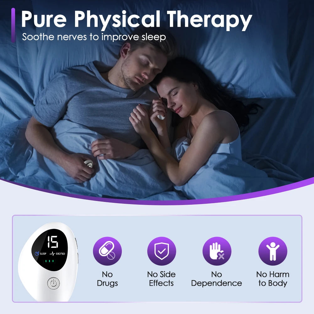 Insomnia Relief Microcurrent Sleep Aid Device for Deep Relaxation - 7