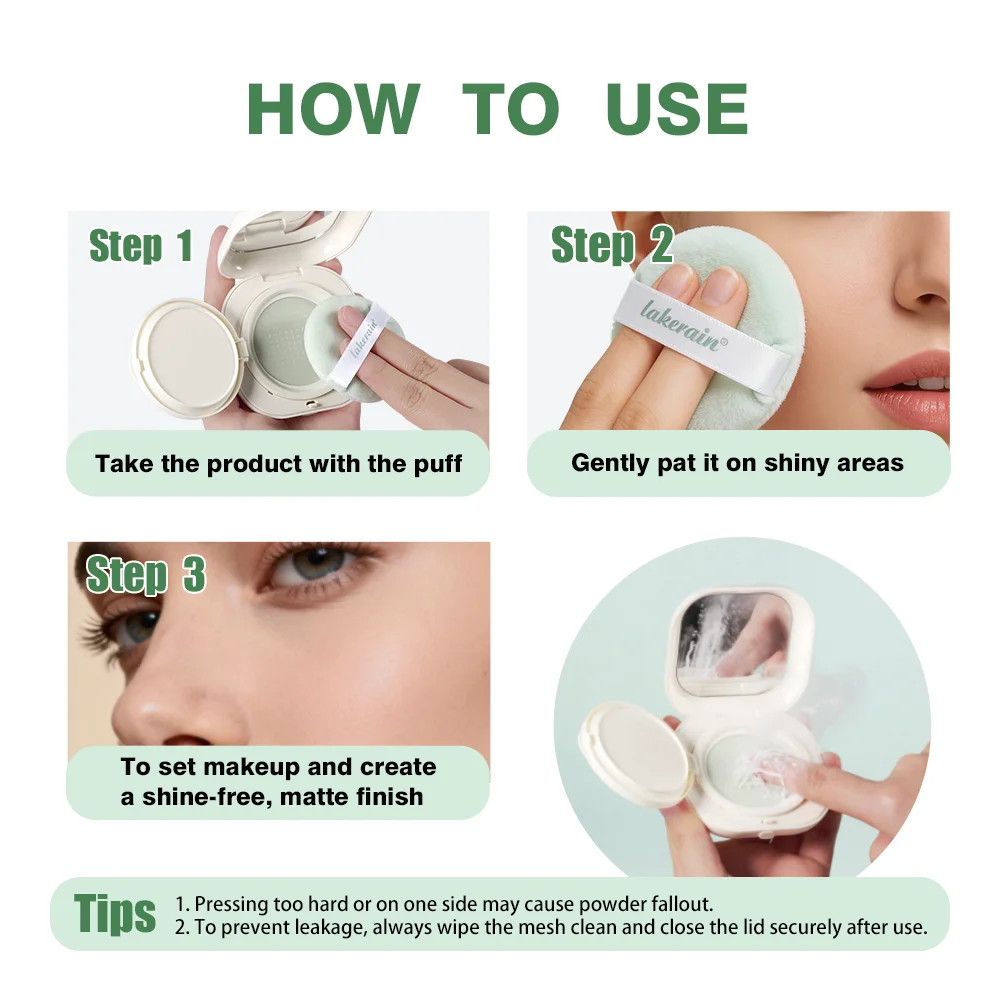 Daily Makeup Routine Neo Blurring Powder for Shine Free Matte Finish
