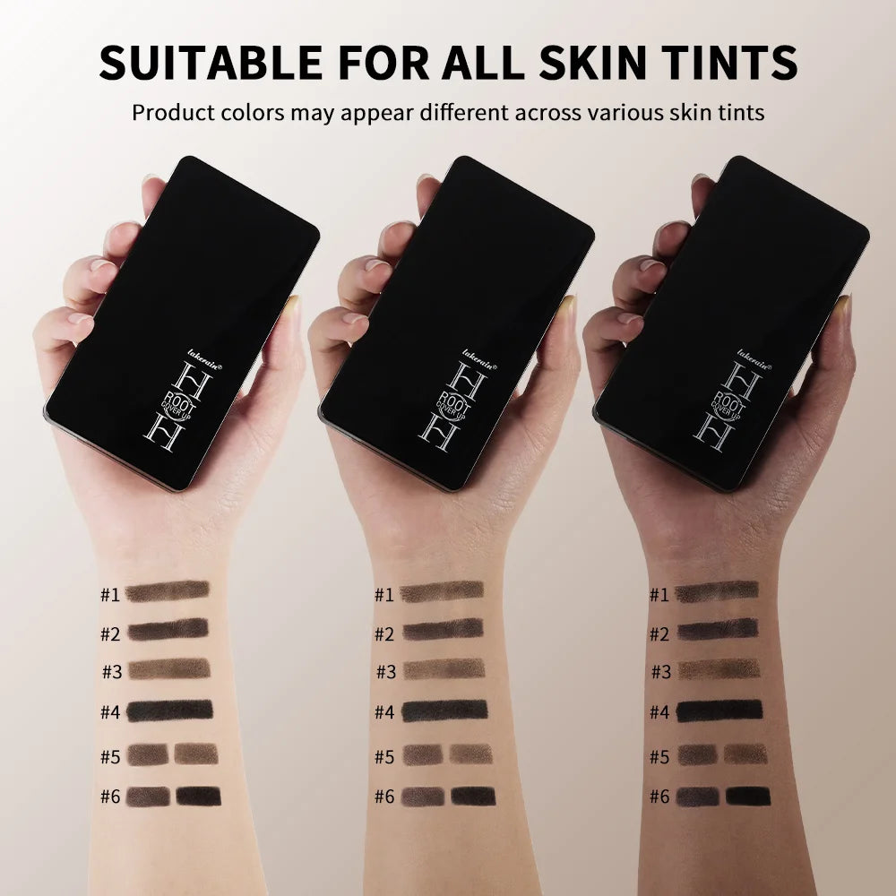 Daily hair styling root cover up powder for seamless gray hair coverage