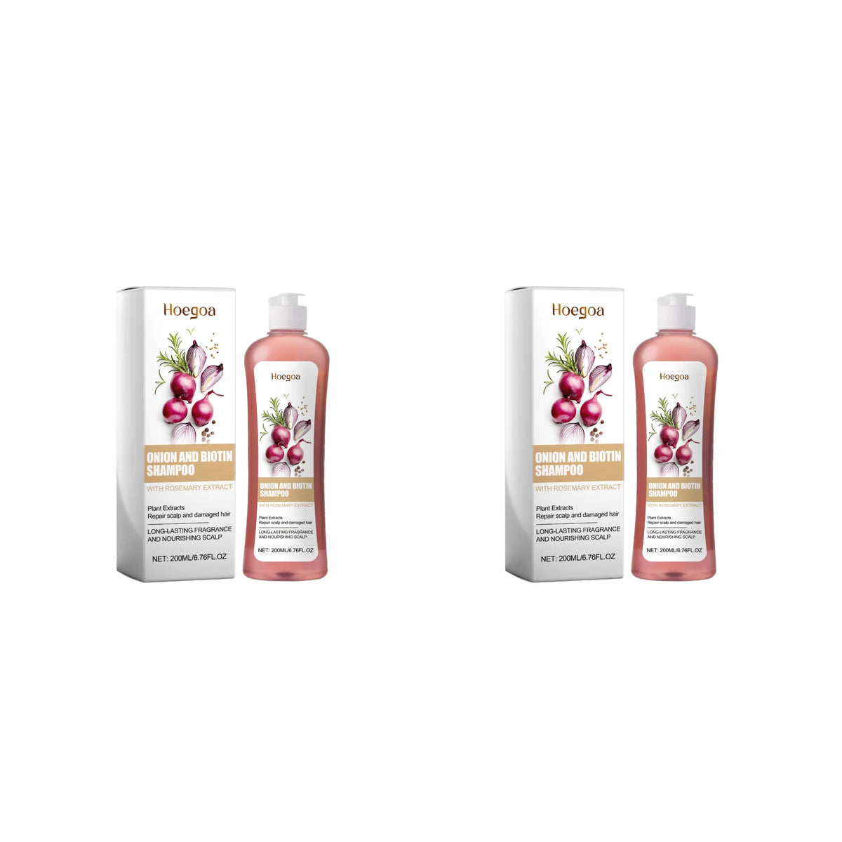 Scalp Care Onion and Biotin Shampoo for Damaged Hair Repair