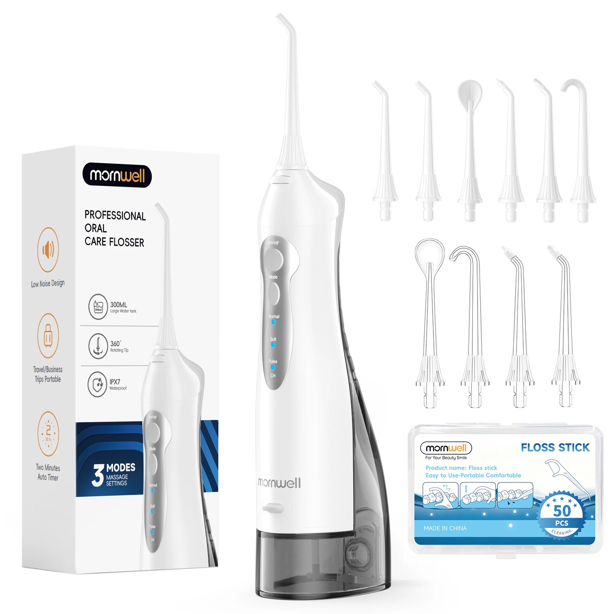 Travel teeth cleaning portable water flosser for deep oral care hygiene - 17
