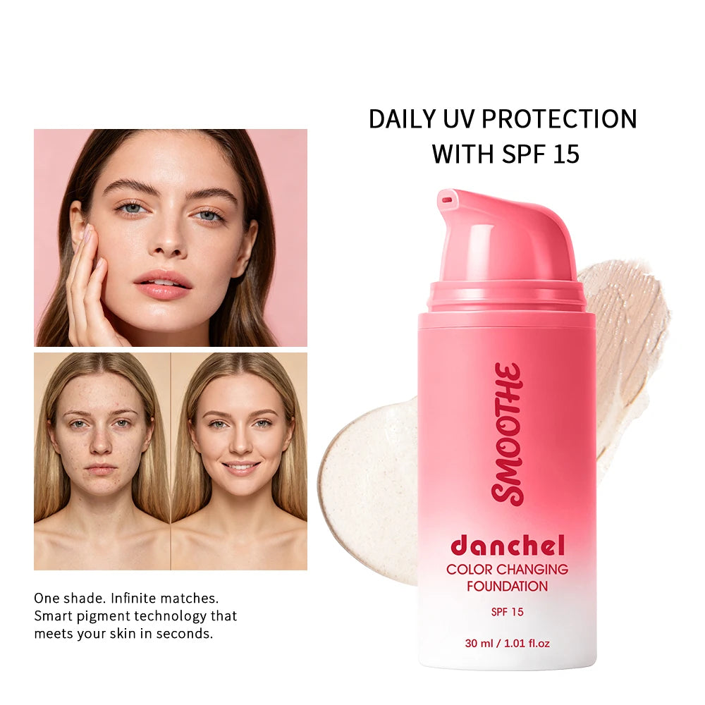 Daily Makeup Routine Color Changing Foundation for Flawless Seamless Look - 21