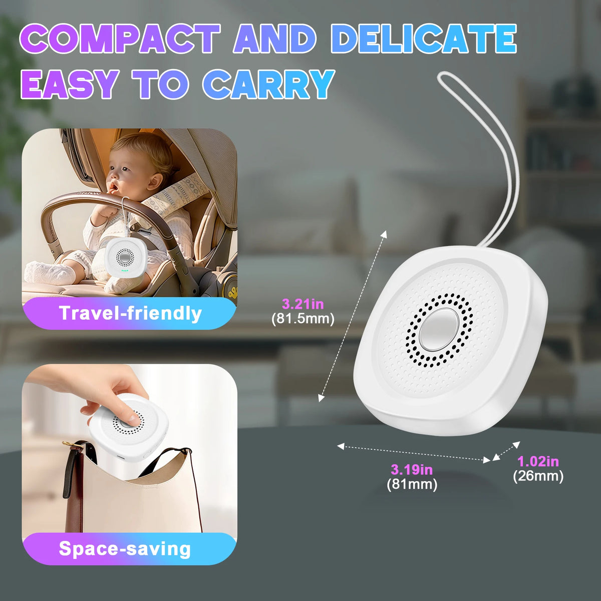 Bedtime Sleep Aid White Noise Machine for Restful Nights