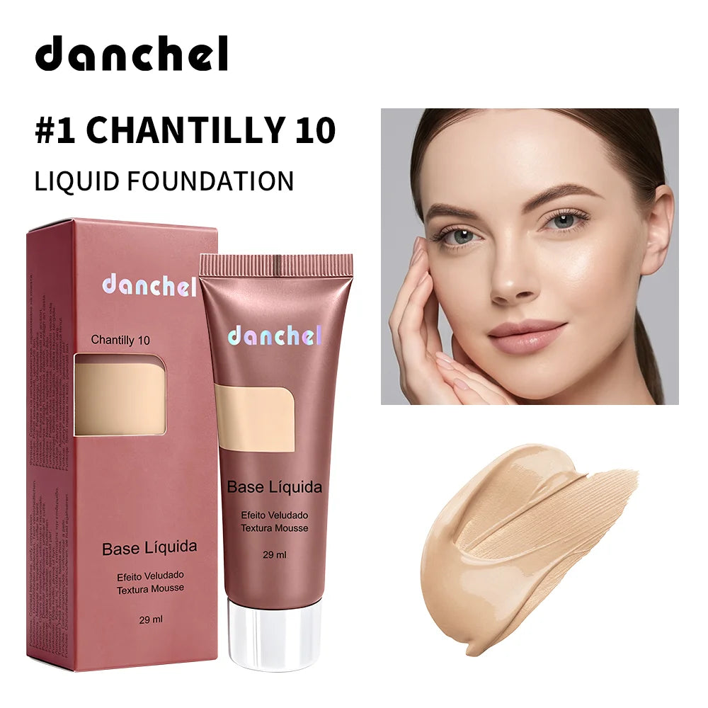 Daily Makeup Routine Liquid Foundation Long Lasting Velvet Matte Finish
