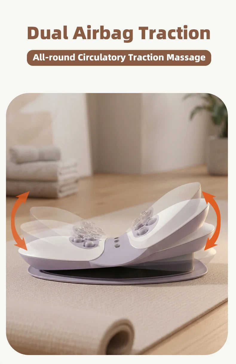 At Home Back Pain Electric Lumbar Traction Device and Waist Massager