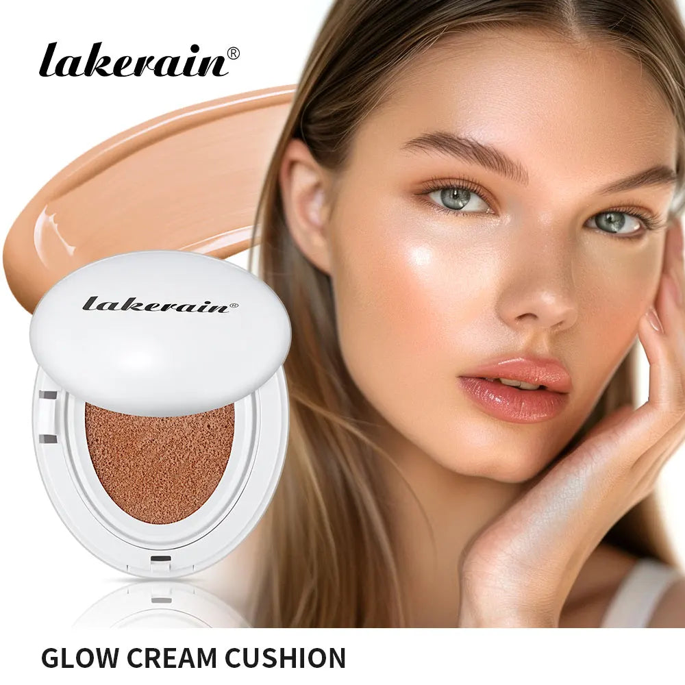 Korean Makeup Glow Cream Cushion Foundation for Natural Coverage - 1