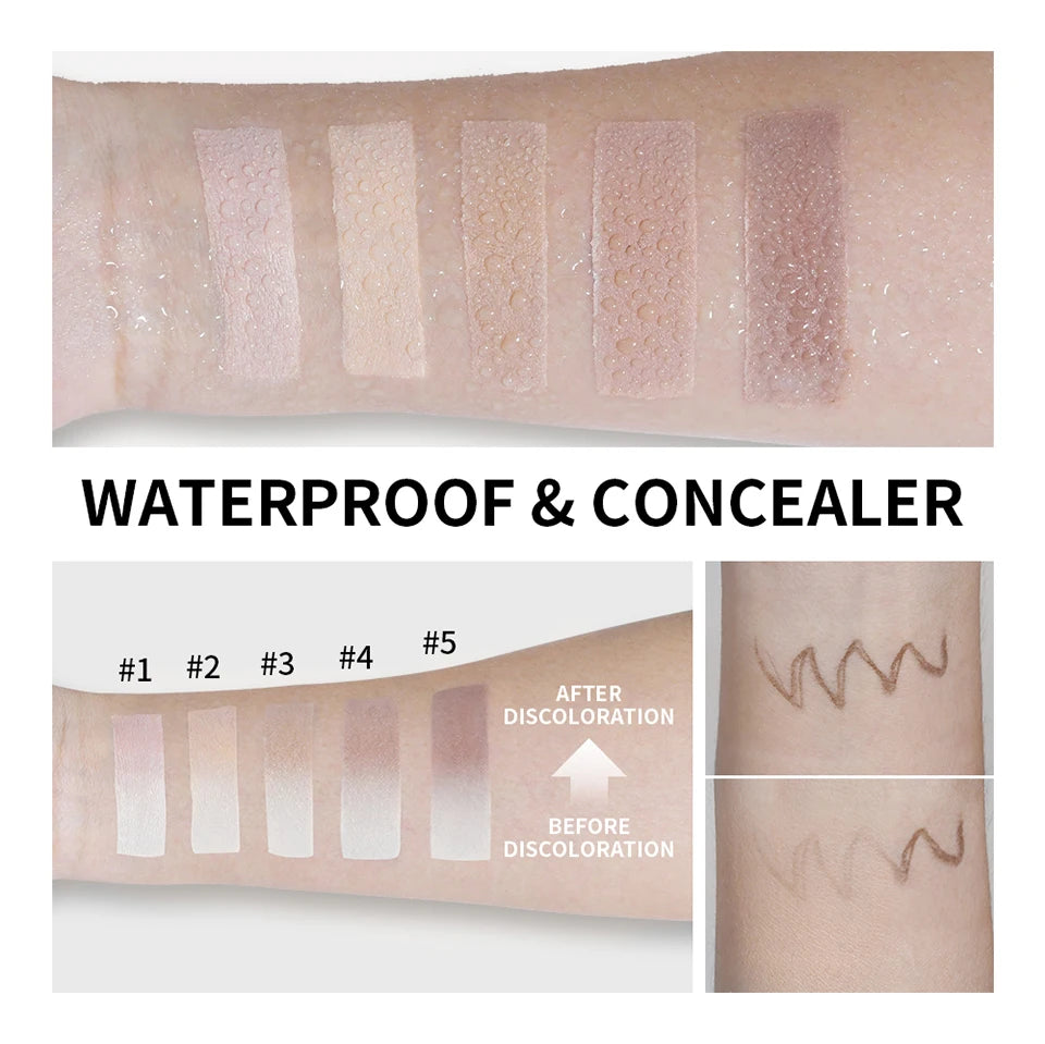 Daily Makeup Routine Dual Ended Color Changing Foundation Stick Smoothly - 13