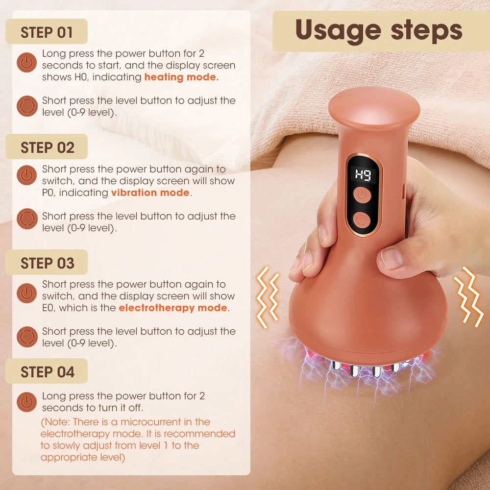 Abdominal massage electric massager for heat compress and muscle relaxation - 27