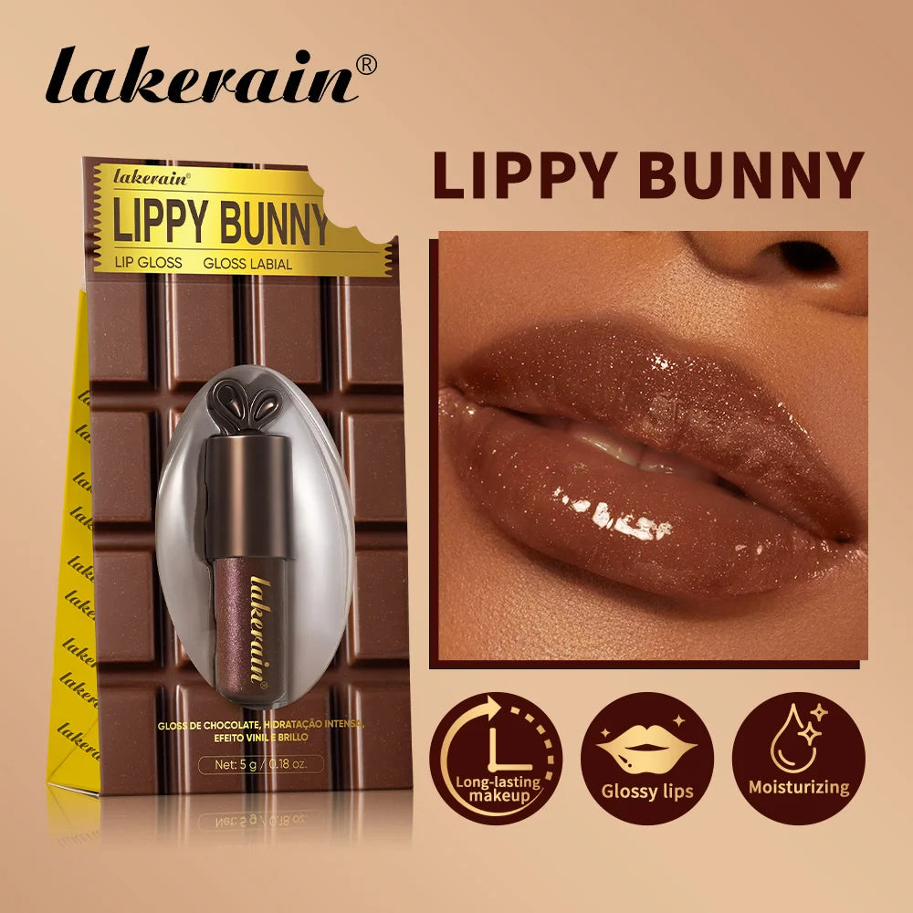 Daily Makeup Lip Gloss Deep Moisturizing Chocolate Glow Lip Care Cosmetics