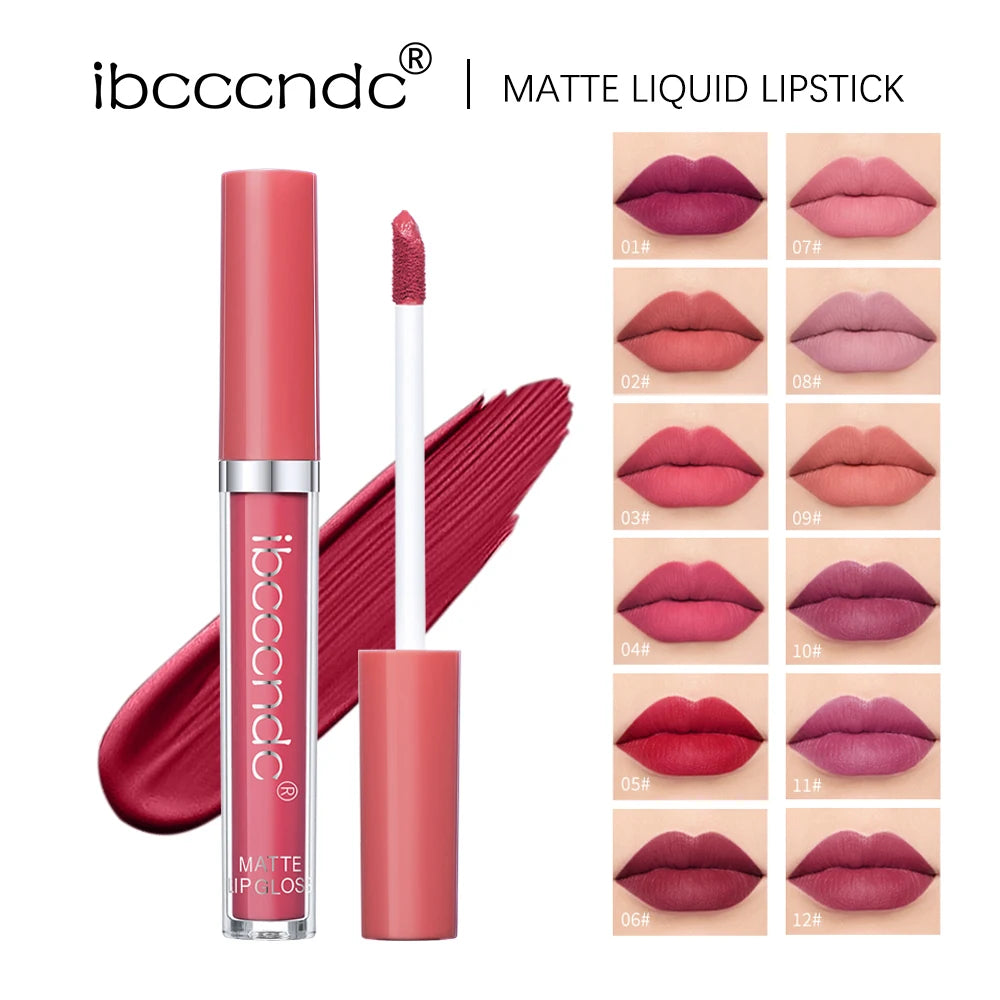Daily Makeup Matte Velvet Lip Gloss Lipstick Waterproof Non-stick Cup - 1