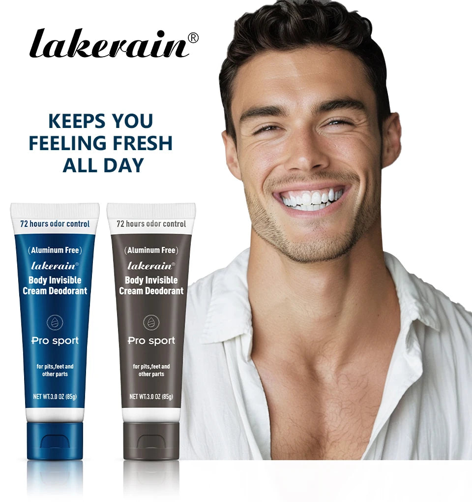 Daily use body deodorant stick with long lasting odor protection control