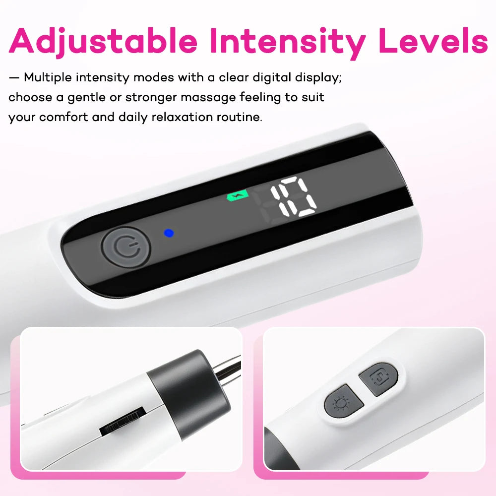 At Home Electric Double Head Massage Pen for Neck Back Relaxation - 6