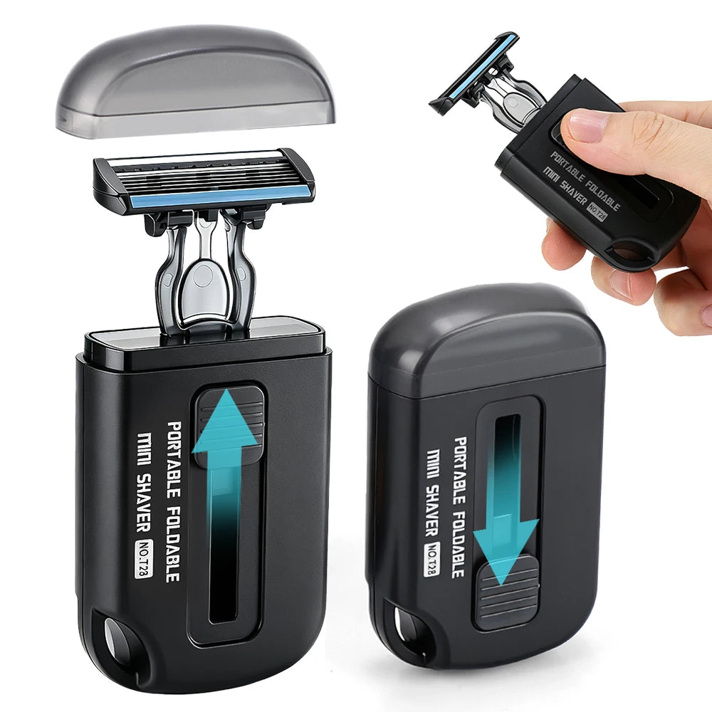 Travel Grooming Portable Manual Razor for Clean Shaves Anywhere - 7