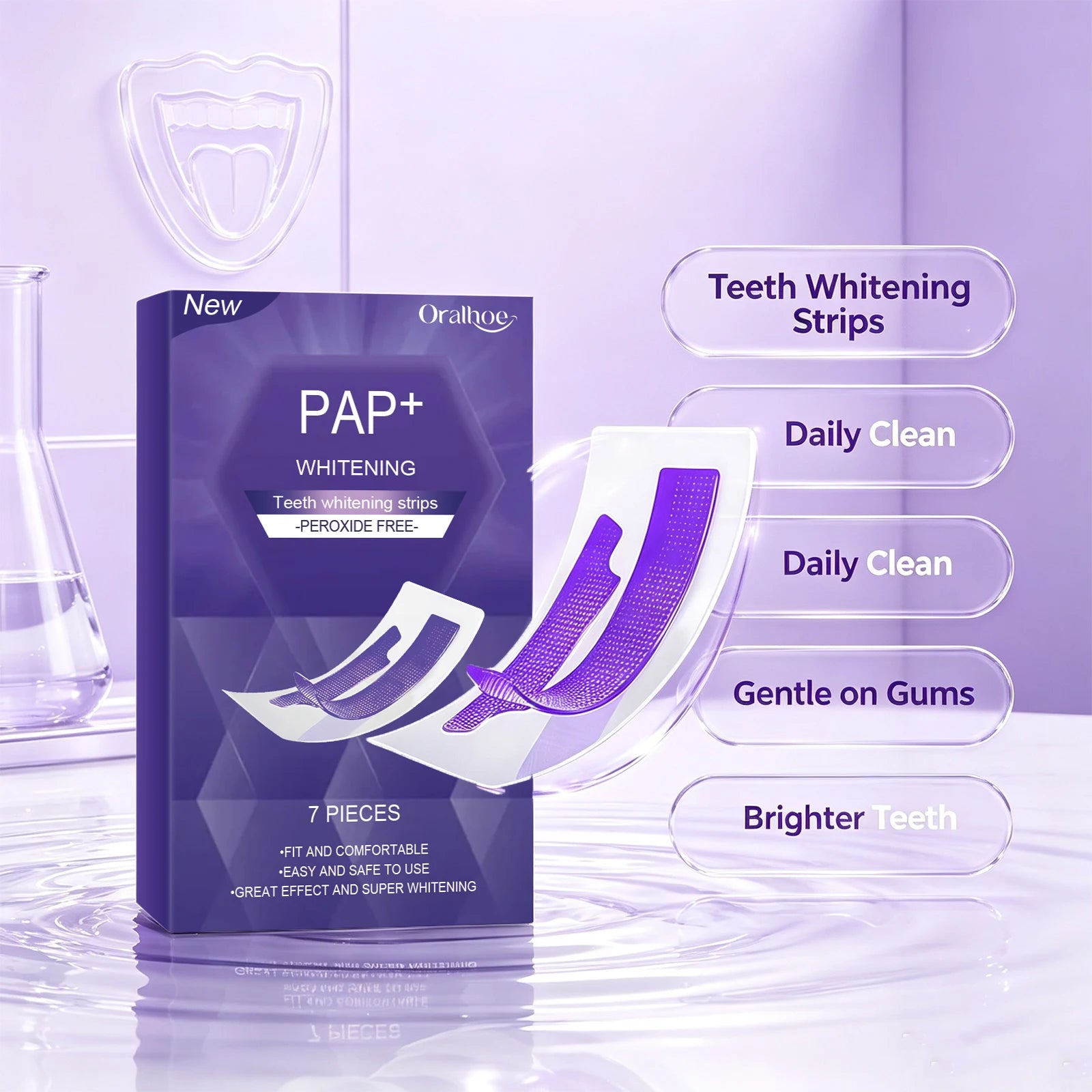 Bright Smile Teeth Whitening Strips for Stain Removal - 4