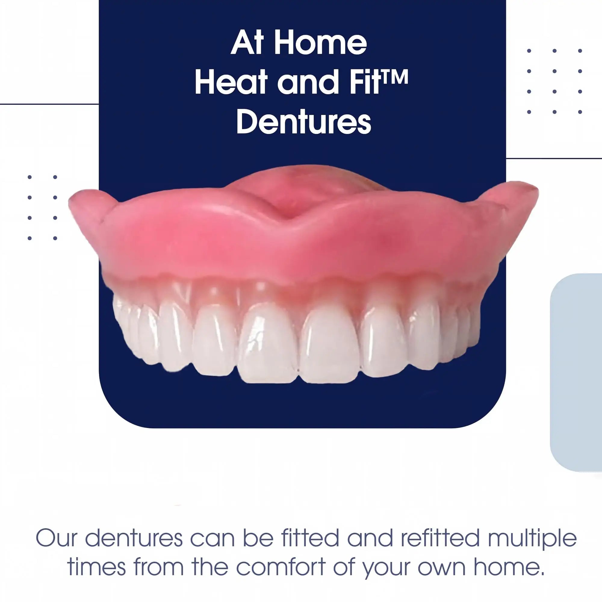 Daily Smile Natural Cosmetic Denture Kit for Instant Comfort Fit - 3