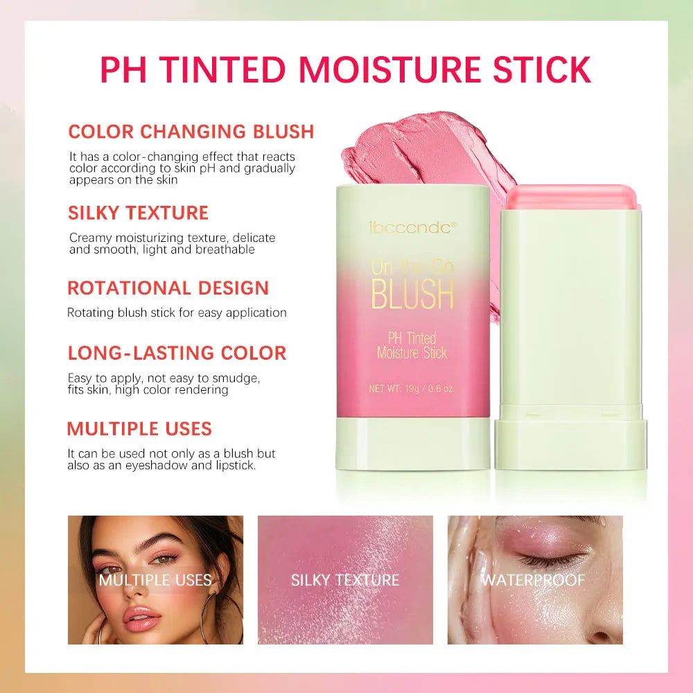 Daily Makeup Routine Cream Blusher Stick for Natural Glow