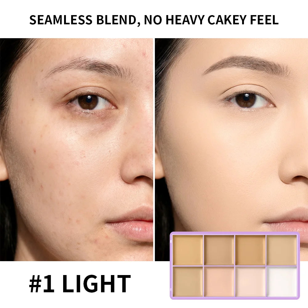 Daily Makeup Cream Concealer Palette Long Wear Natural Flawless Soft Matte - 13