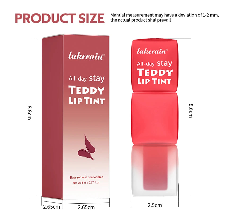 Daily Makeup Teddy Lip Tint With Long Lasting Waterproof Matte Finish - 16