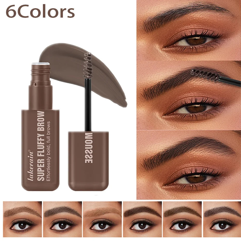 Daily Makeup Routine Waterproof Eyebrow Mousse for Thick Fluffy Brows