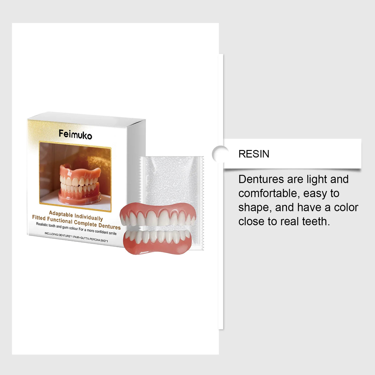 Daily Smile Denture Kit for a Comfortable and Natural Fit