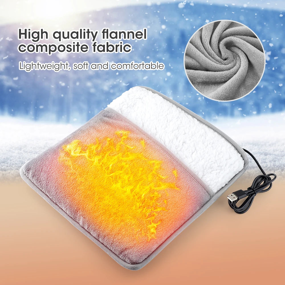 Office Desk Foot Warmer Electric Heating Pad with Nine Heat Settings