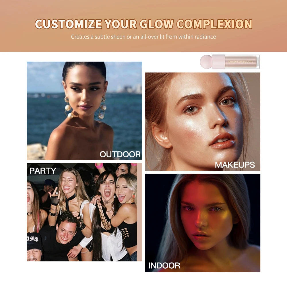 Daily Makeup Natural Light Liquid Highlighter for Radiant Glow