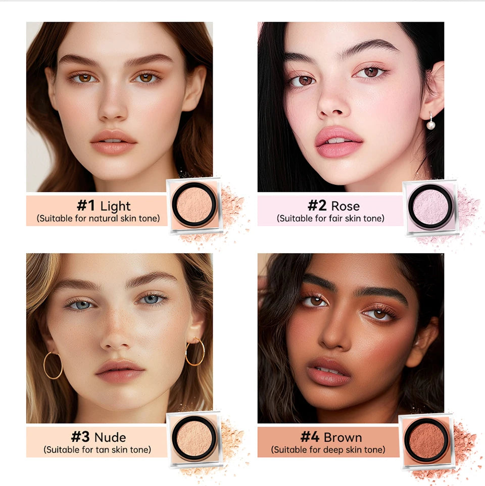 Daily Makeup Routine Loose Setting Powder for Flawless Matte Finish - 10