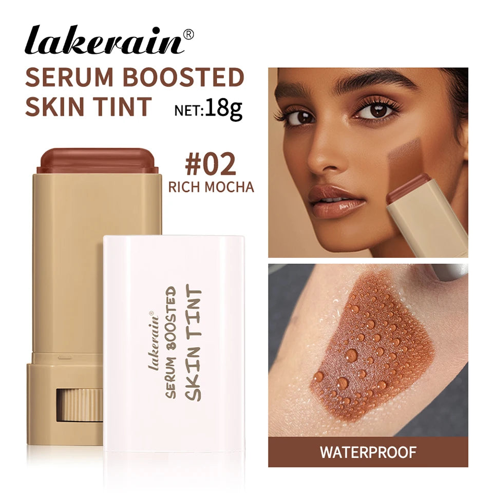 Daily Makeup Skin Tint Stick Serum with Puff for Natural Coverage - 7