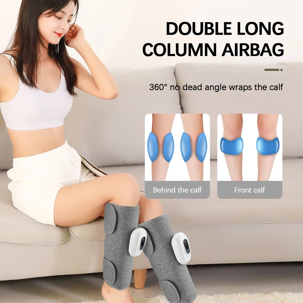 Office Leg Relaxation Electric Calf Massager with Airbag Compression - 8