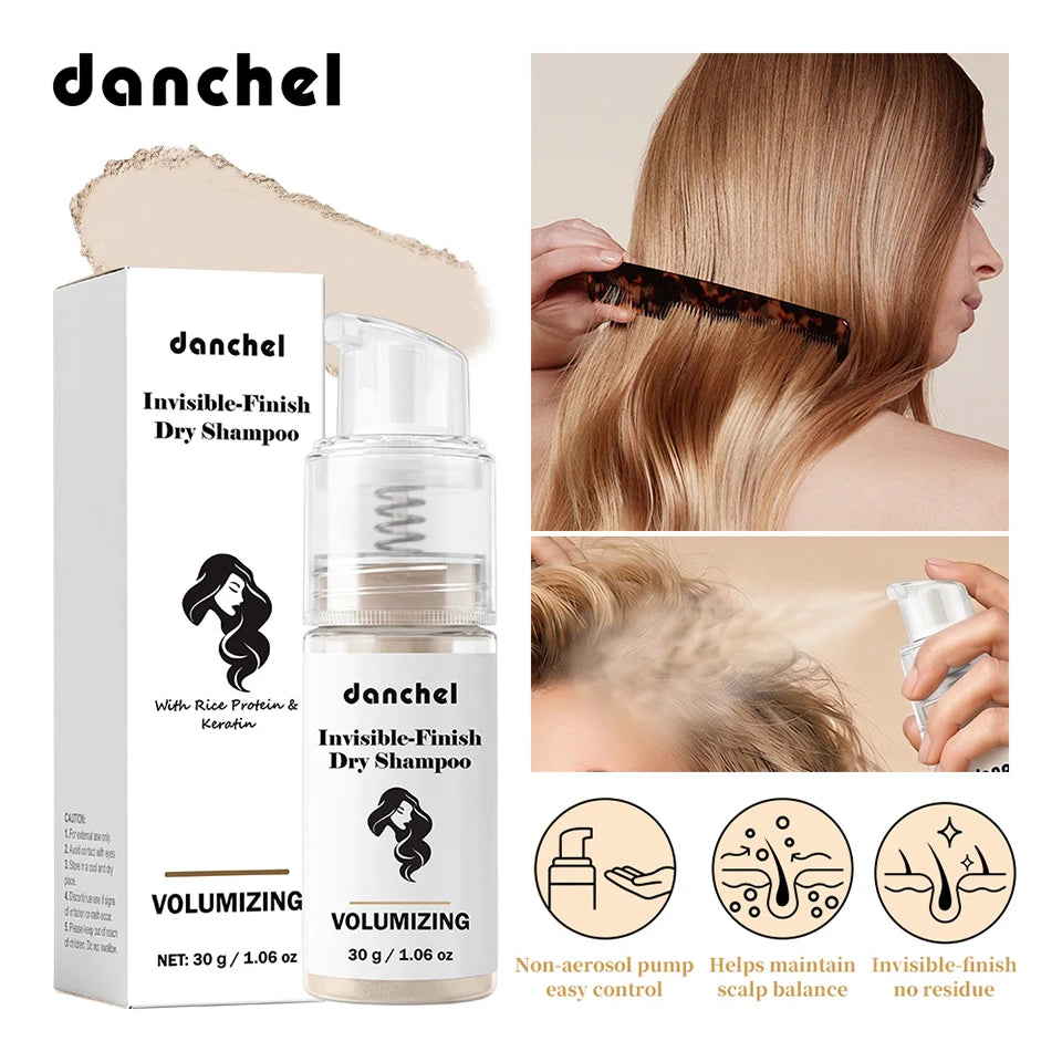 Travel Dry Shampoo Powder for Instant Oil Absorbing and Fresh Hair Volume - 7