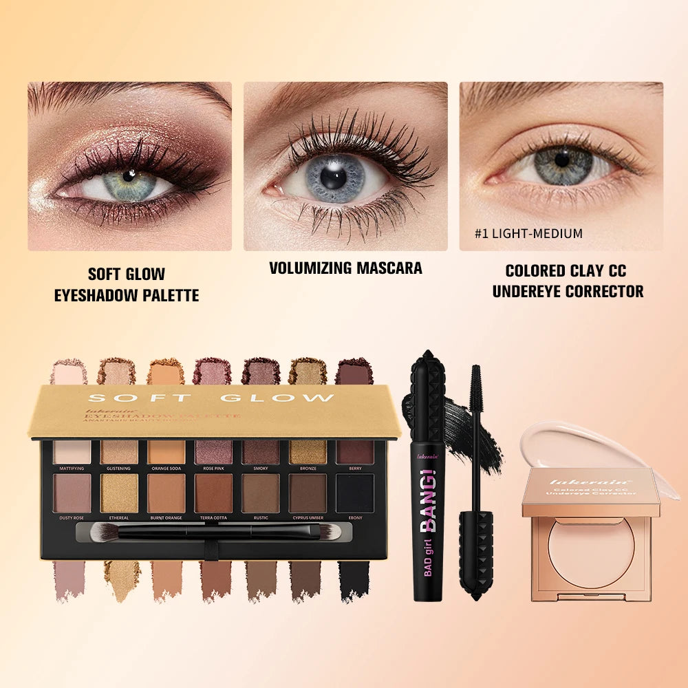 Daily Makeup Routine Complete Eye Makeup Kit for Long Lasting Beauty