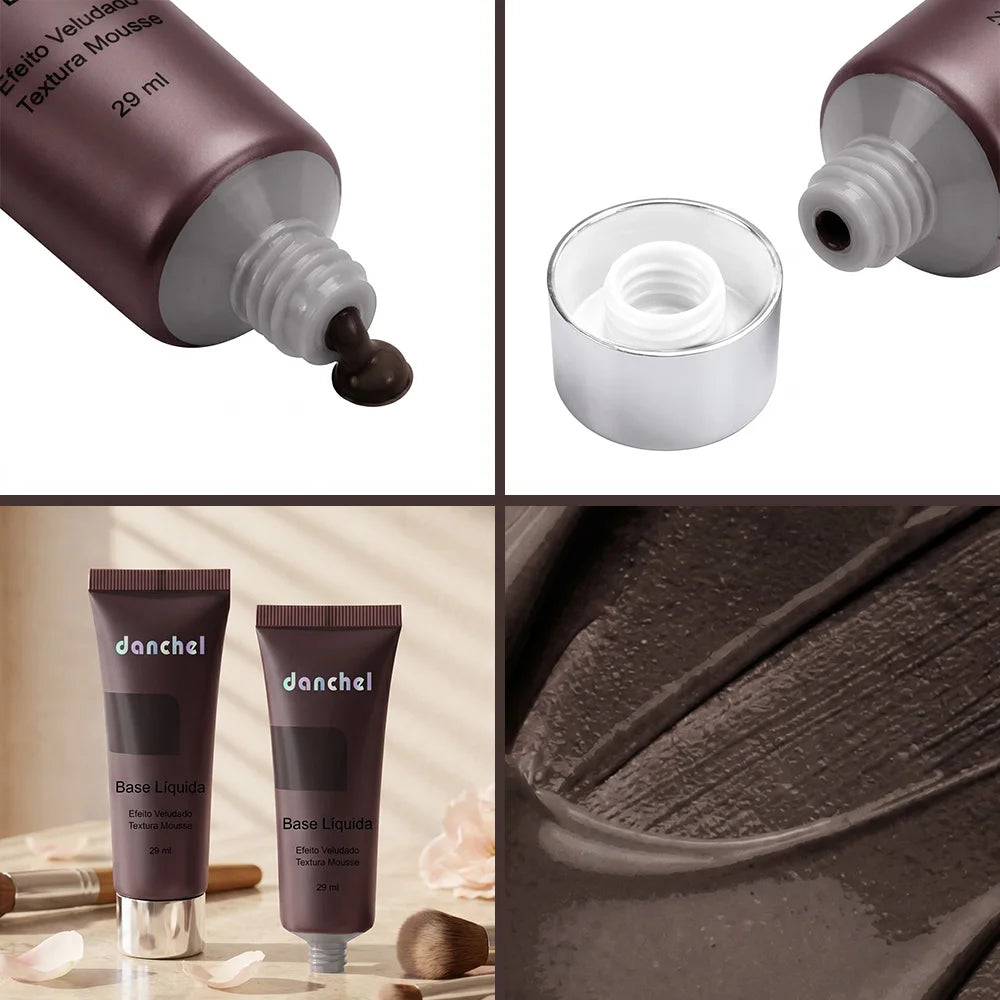 Daily Makeup Routine Liquid Foundation Long Lasting Velvet Matte Finish