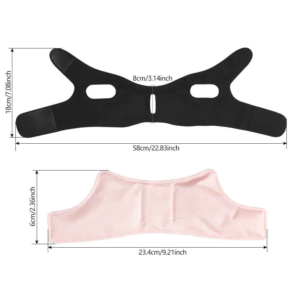 Home Skincare Face Wrap Band Hot and Cold Compress for Chin and Jaw - 17