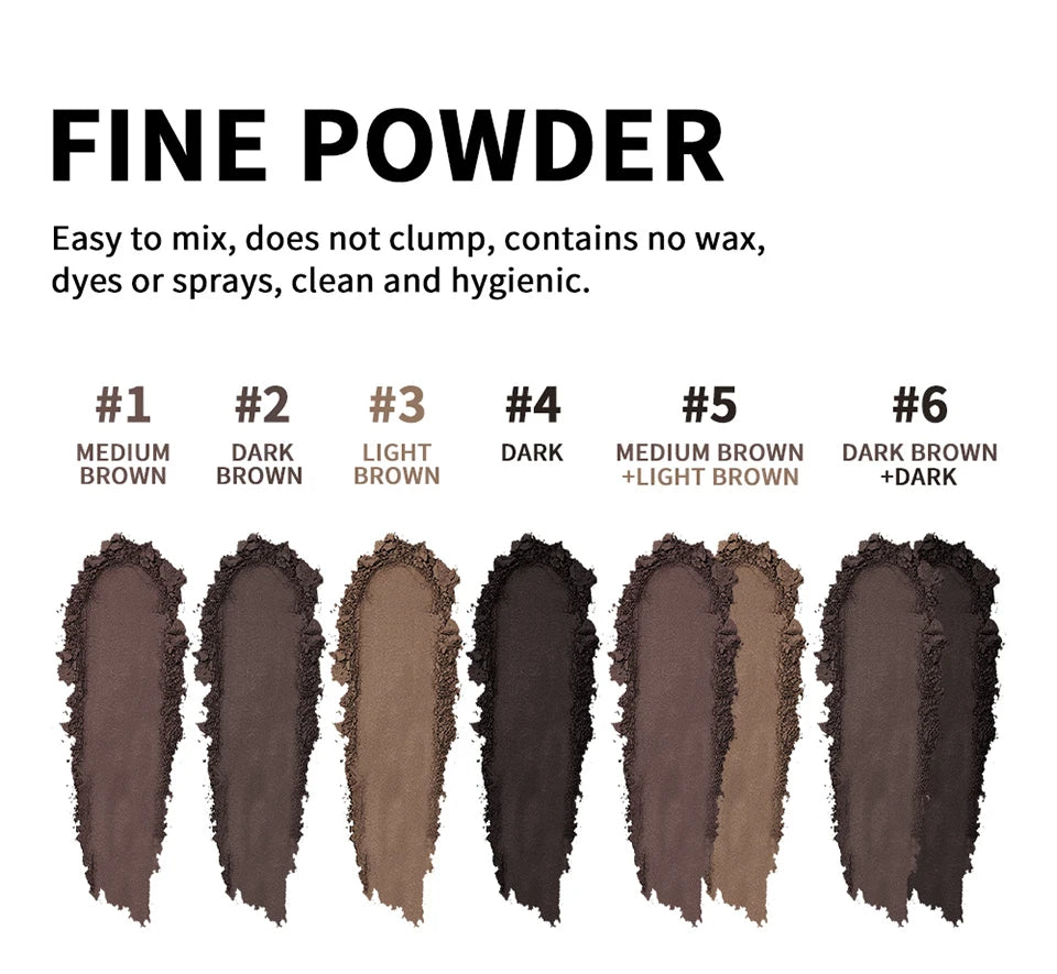 Instant Root Cover Up Hair Powder for Seamless Gray and Hairline Concealment