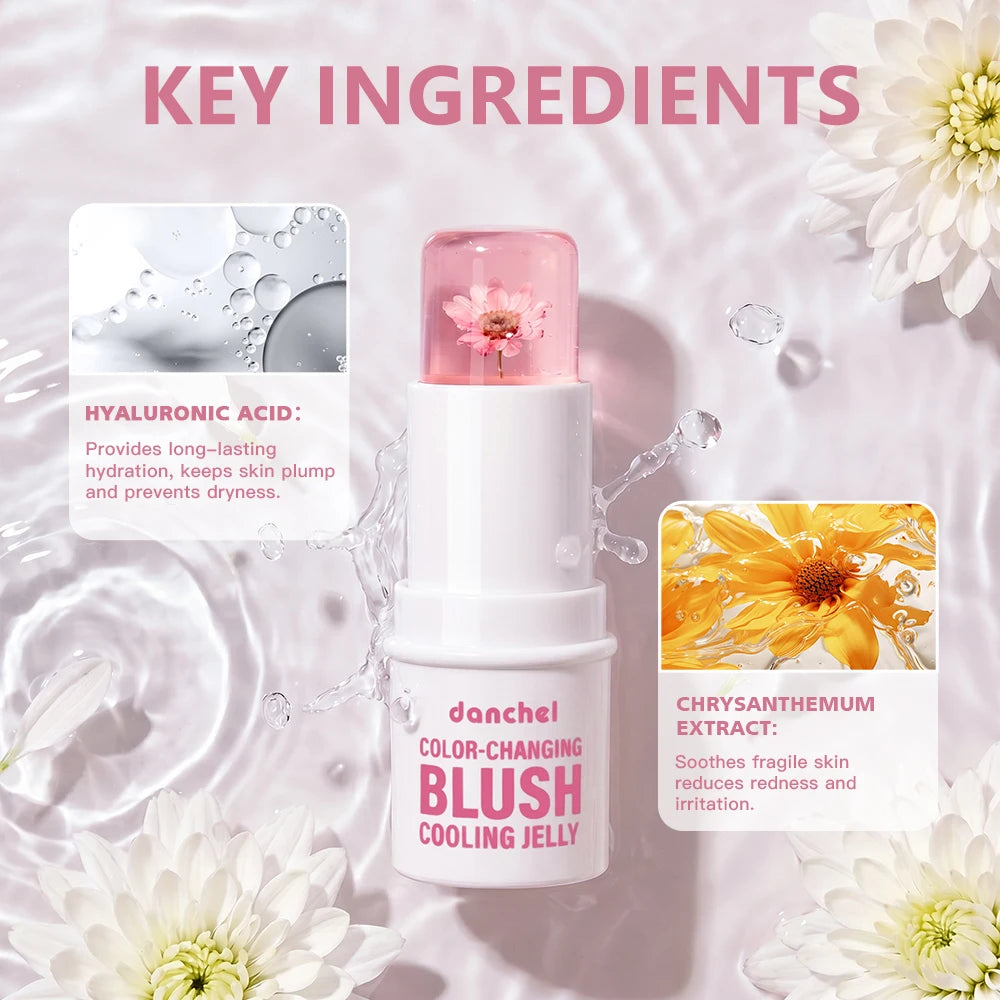 Daily Makeup Color Changing Jelly Blush Stick with Deep Hydration - 14