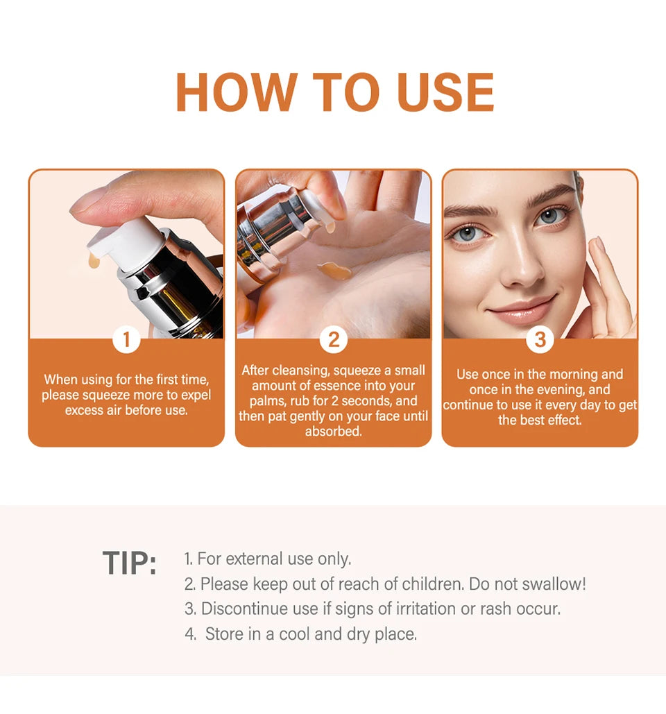 Daily Skincare Routine Vitamin C Face Serum for Hydrating and Firm Skin - 12
