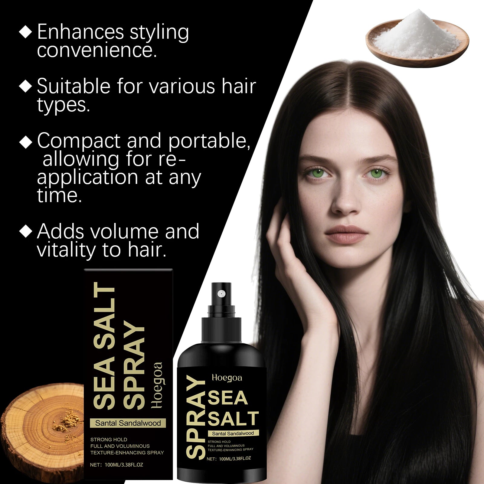Daily styling sea salt hair spray for effortless beach waves and hold - 11