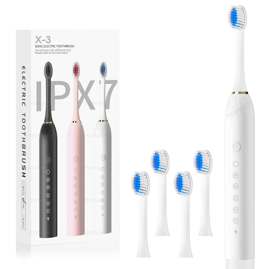 Bathroom Electric Toothbrush with High Frequency Cleaning and Modes