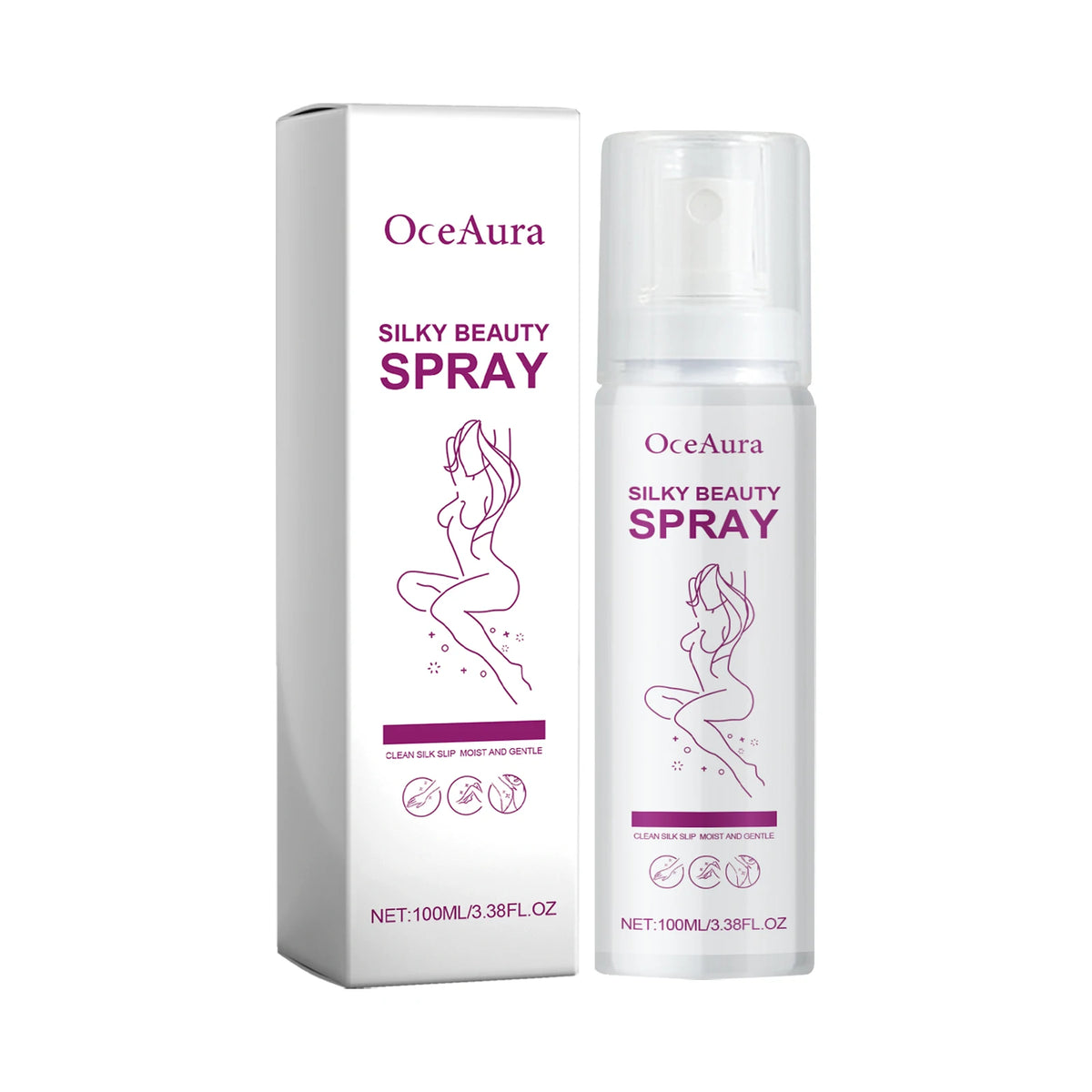 Bathroom body hair removal spray for smooth skin without razor irritation