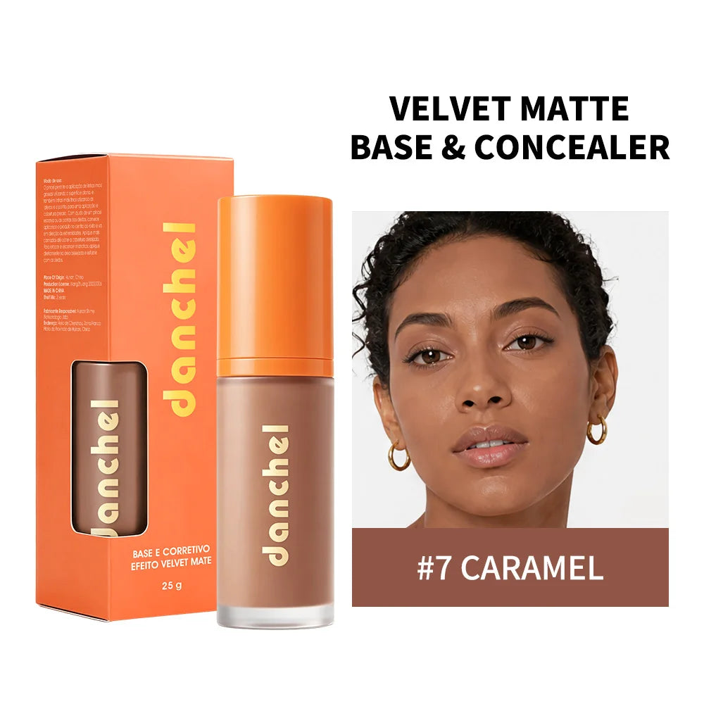 Daily Makeup Liquid Foundation and Concealer for Smooth Matte Coverage